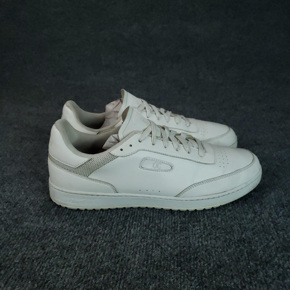 Oliver Cabell Shoes Mens Size 10 White Leather Low Top Casual Comfort Sneakers